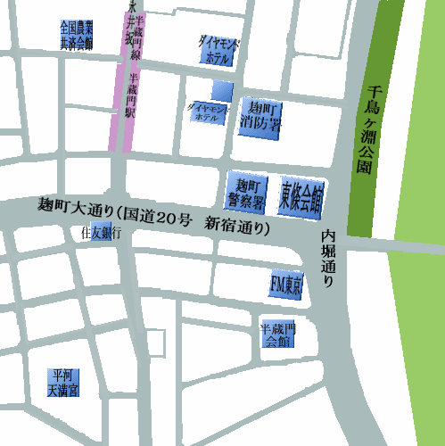 hanzomon map
